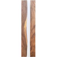 Epoxidharz Tischplatte River Table Wei&szlig; Walnuss...