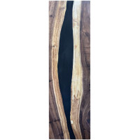 Epoxidharz Treppenstufe Massivholz Walnu gallery