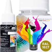 Dipoxy-PMI-RAL 1027 CURRY YELLOW Extremely highly...
